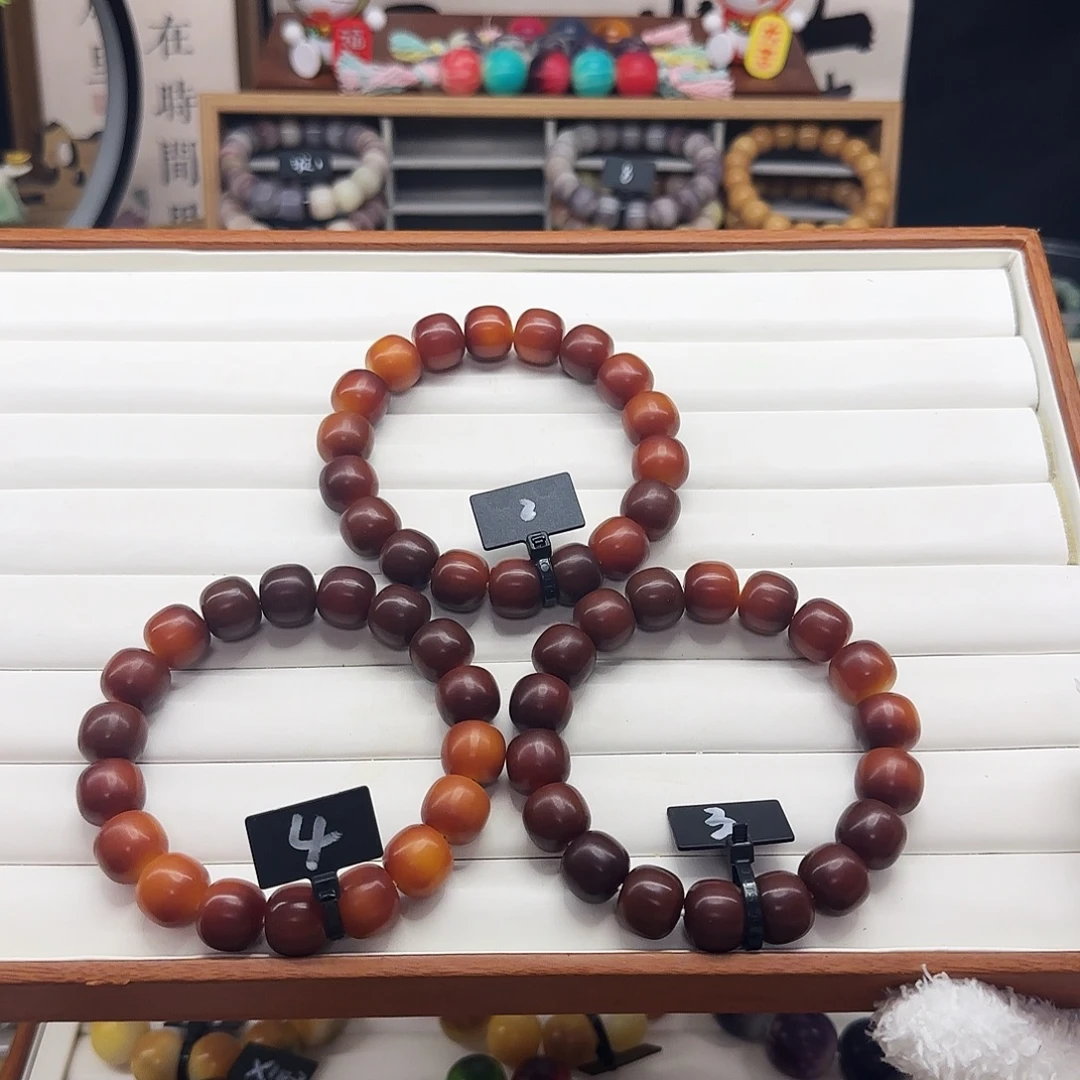 吊坠菩提根/象牙果卡14手工干磨红糖糍粑