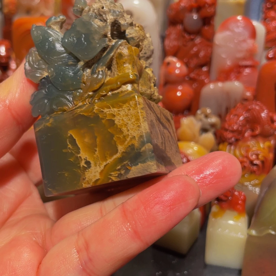 寿山石印石精美寿山