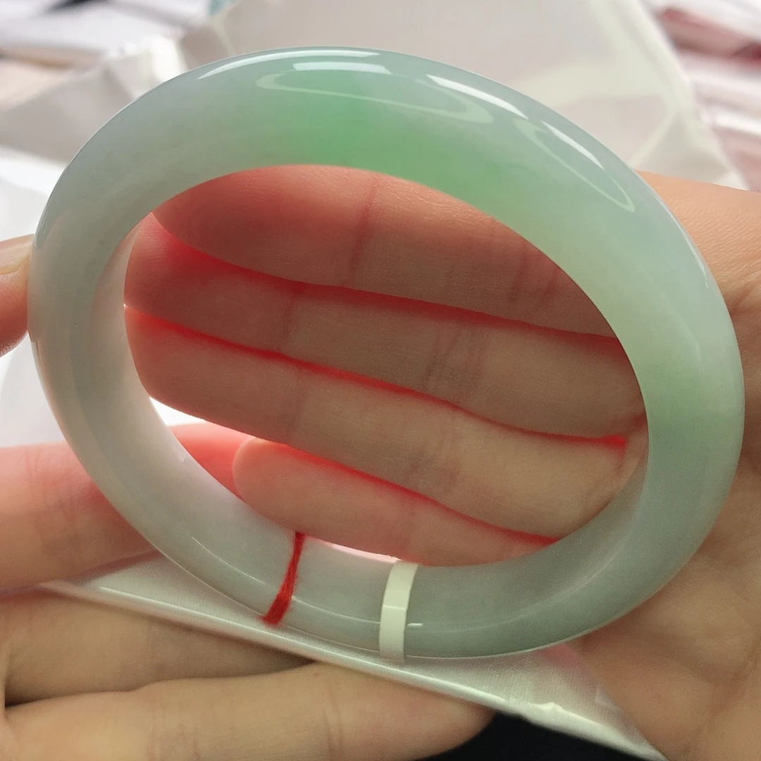 翡翠未镶嵌手镯缅甸6162