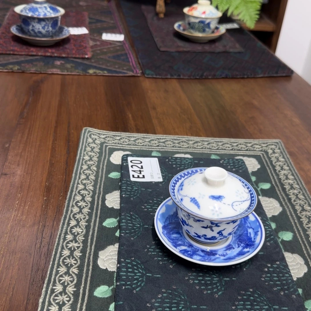 织绣33 都是一张价格三十六纺茶席