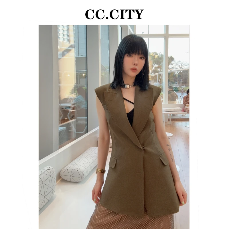 【蔡丽丽&添羽】时尚洋气简约西装外套6x579