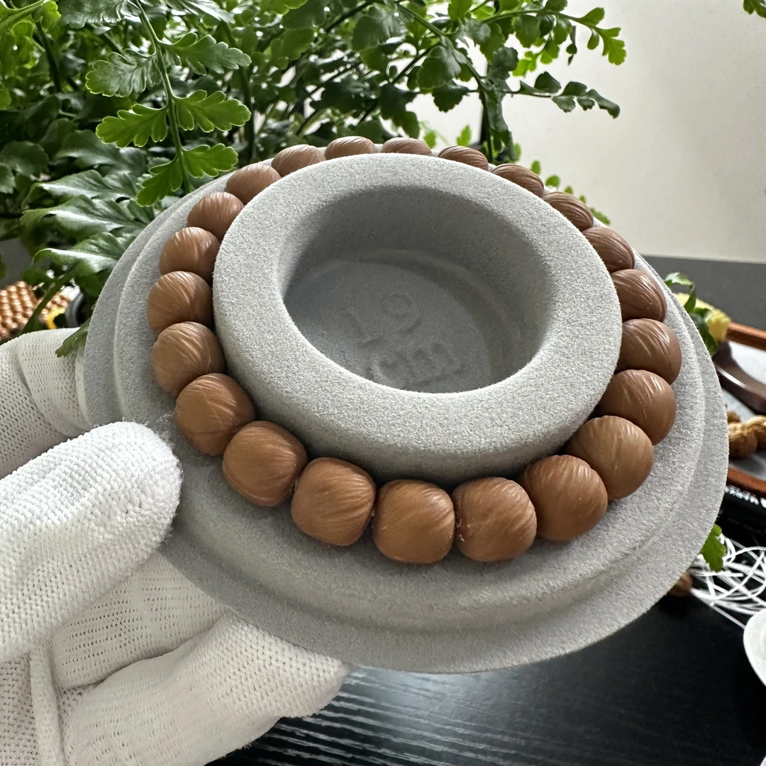 猴头核桃雕刻道珠云锦手串尺寸1.0左右（非全品介意勿拍）