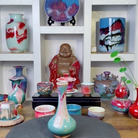 瓶禹州神后钧瓷原产地~