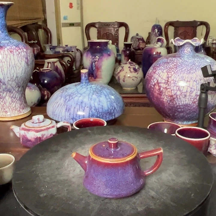 牛家钧窑牛自恒老师钧瓷