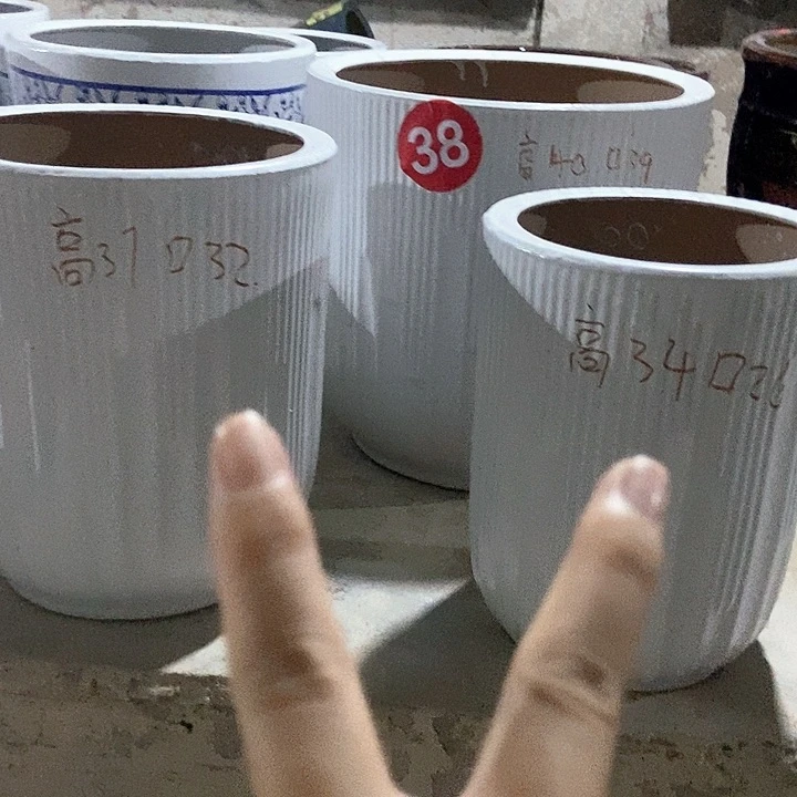 高温烧制白色一套
