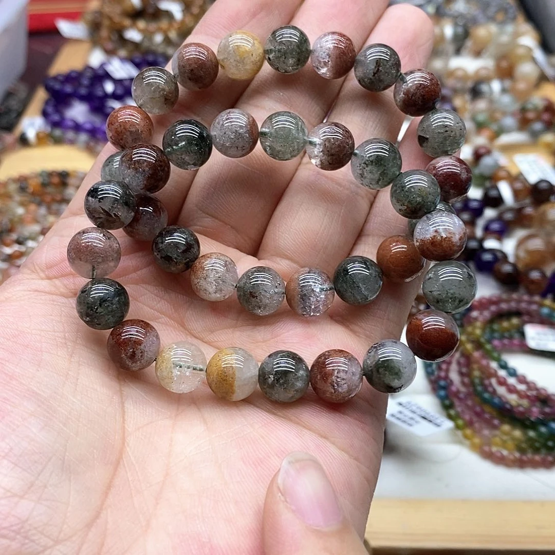 水晶手链未镶嵌多样性发货发一条