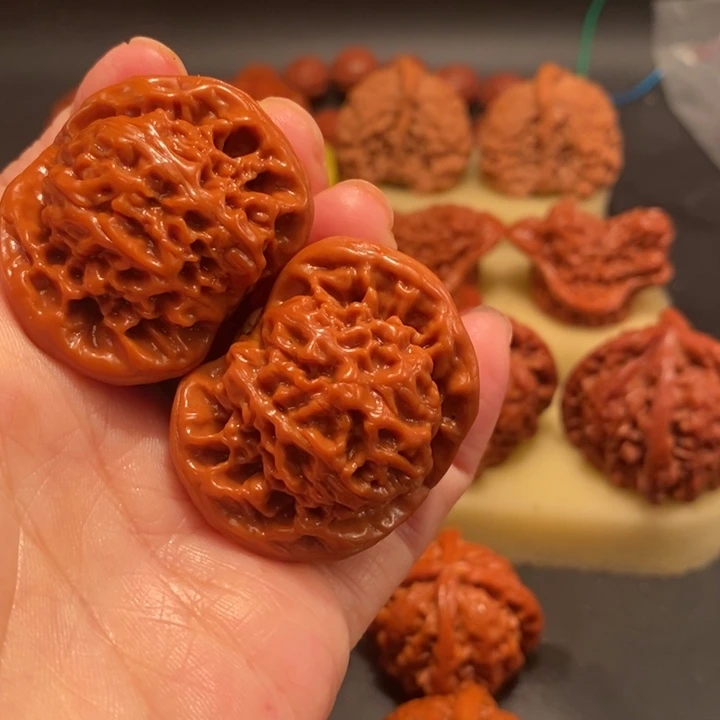 老***森吊坠猴头核桃工艺核桃