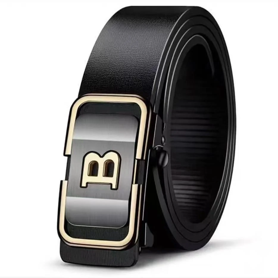 SHI SHI/施仕B字男士男款高档时尚休闲百搭商务腰带