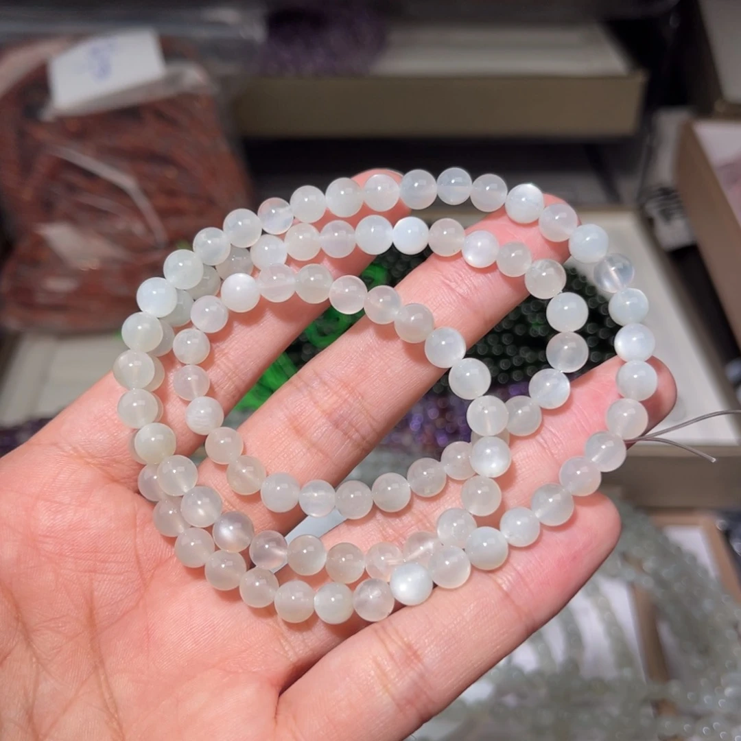 水晶手链未镶嵌白月光052