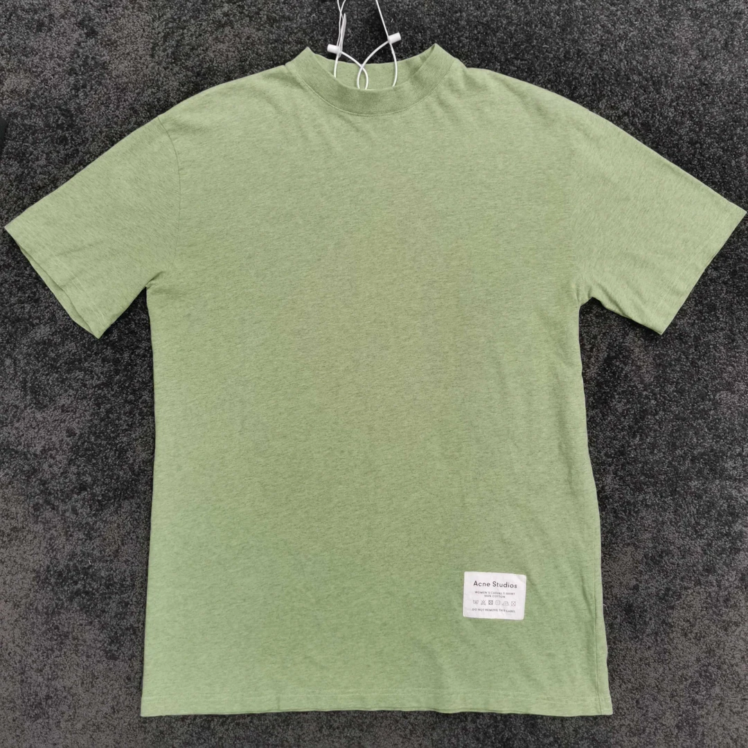 99新 Acne studio 纯色圆领短袖 男女同款 xs码