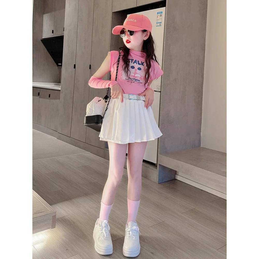 女童爵士舞服装街舞潮服甜酷炸街演出服嘻哈服洋气儿童表演服上衣