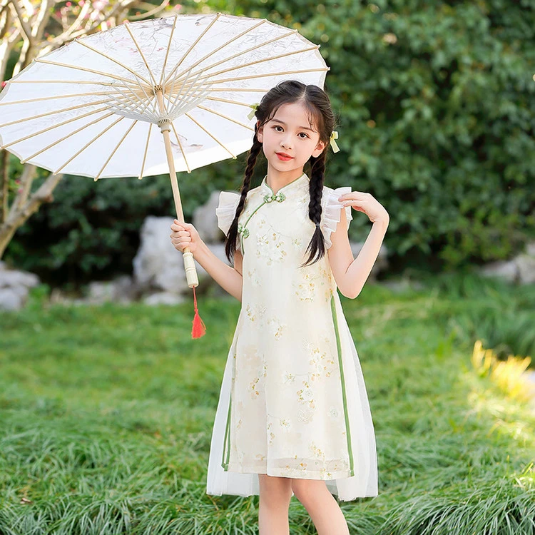 女童旗袍洋气公主旗袍