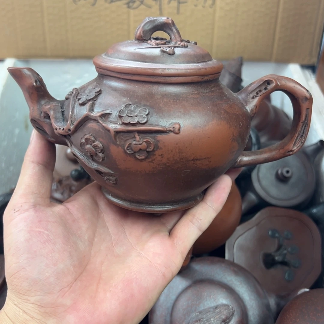 紫砂茶壶宜兴原矿紫砂壶450毫升容量