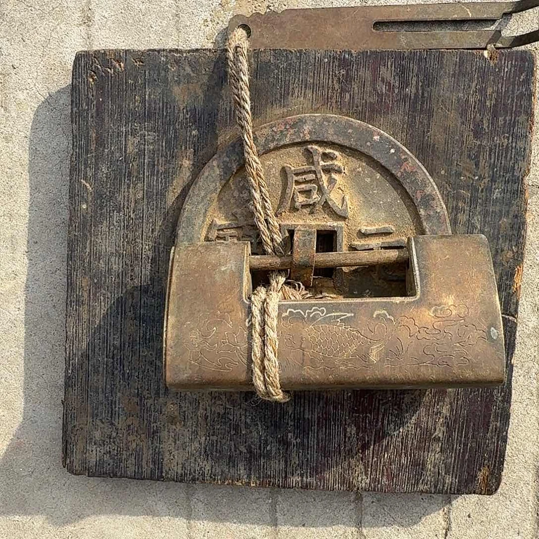 六***玩铜铜板门板钱 一个