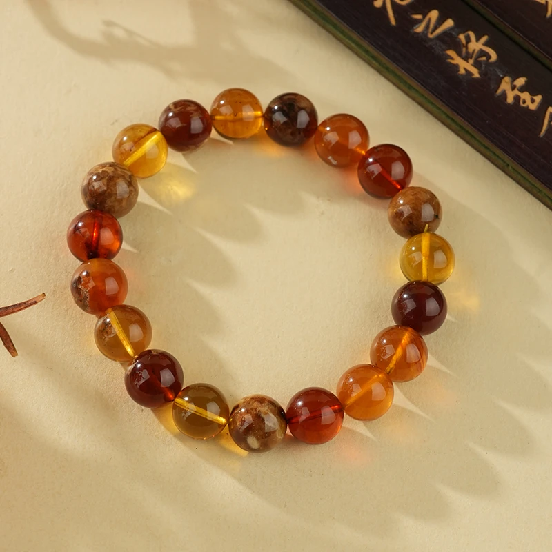 【厚爱公主专享】琥珀多宝手串A01860 多样性发一