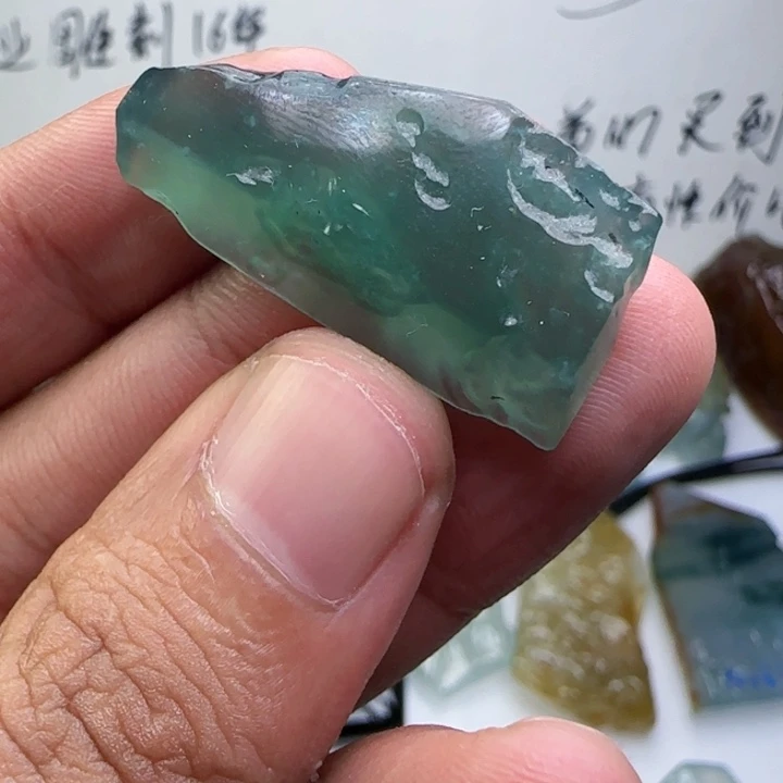 用***9定制翡翠未镶嵌不包工