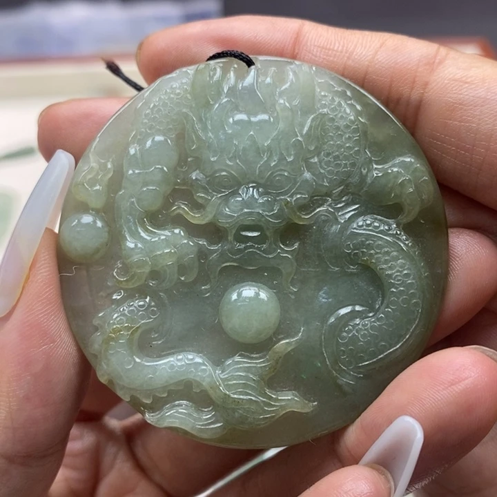 翡翠未镶嵌吊坠(不含链)悦*B66