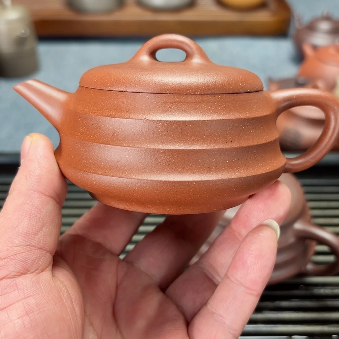 紫砂茶壶开*全手工步步高升