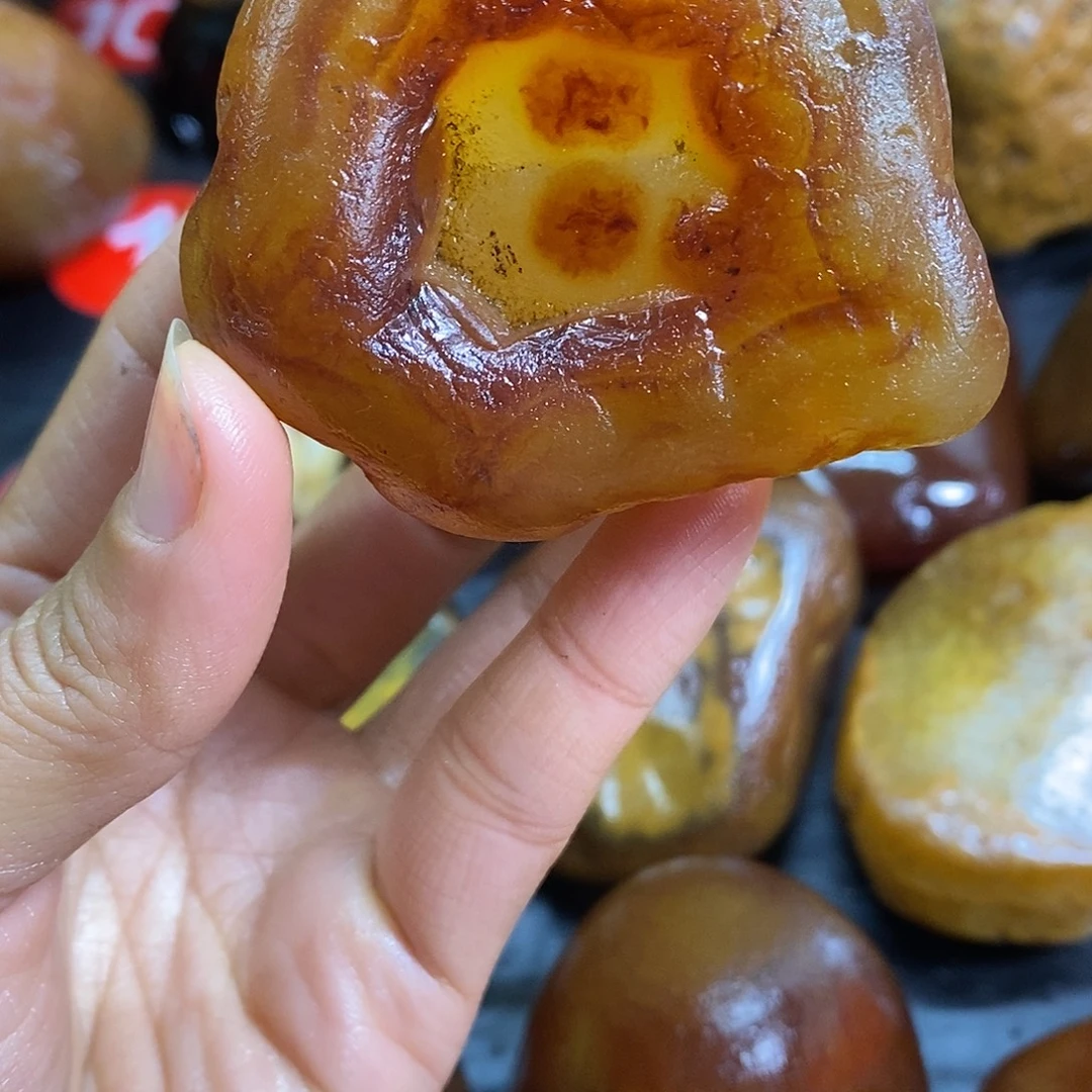 玛瑙/玉髓未镶嵌手把件