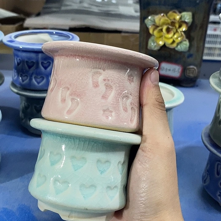 「满9.9米包邮」2个绿心2个粉脚