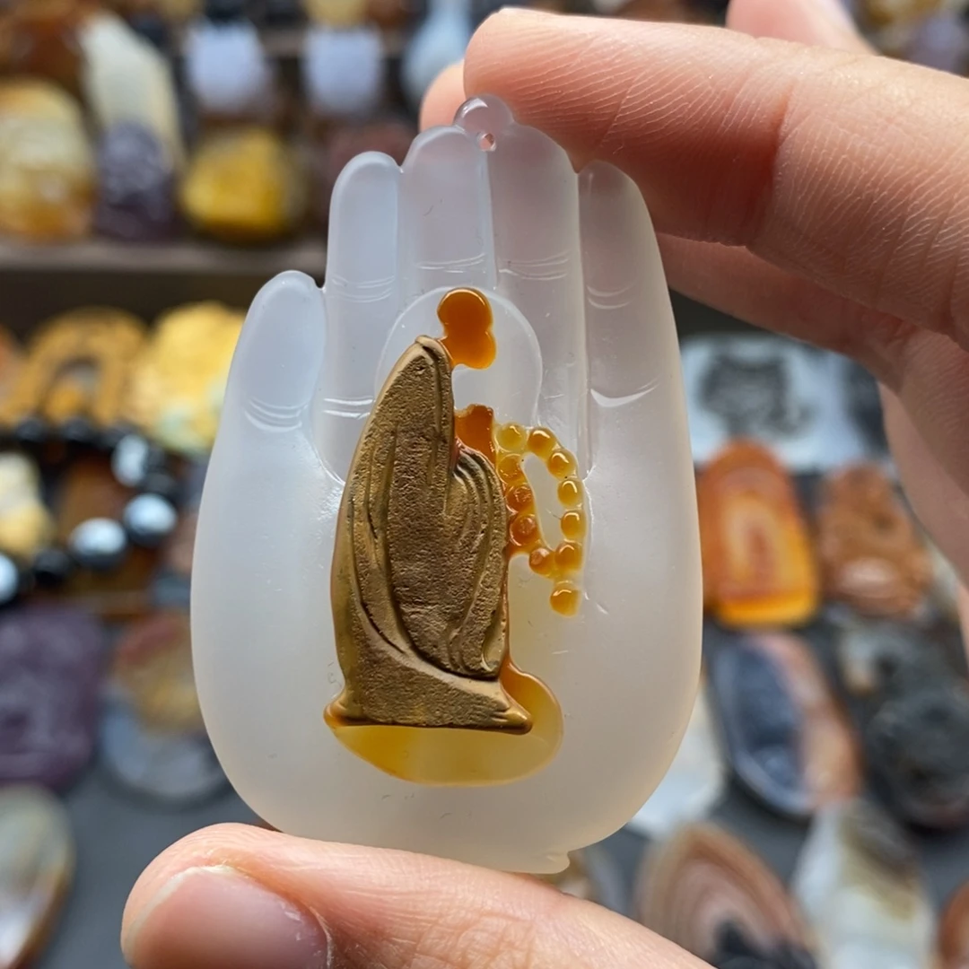 未镶嵌吊坠(不含链)玛瑙/玉髓