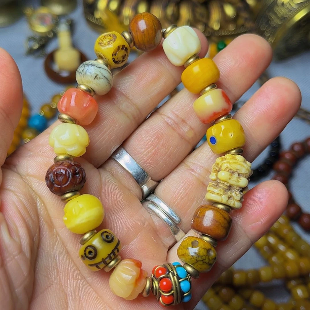 【闪购商品】颈饰玻璃普提手串/普提108