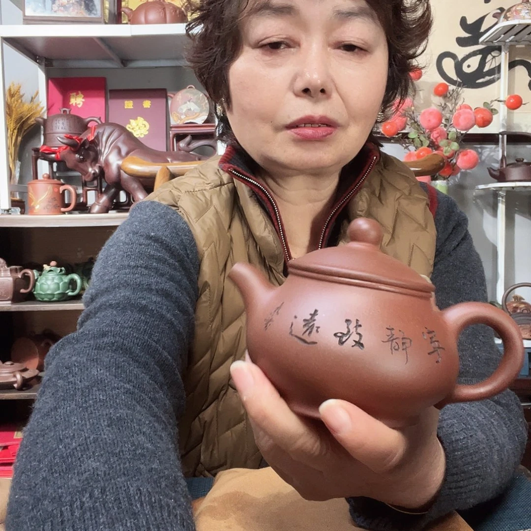 聚***颜底槽青茶壶原矿紫砂壶