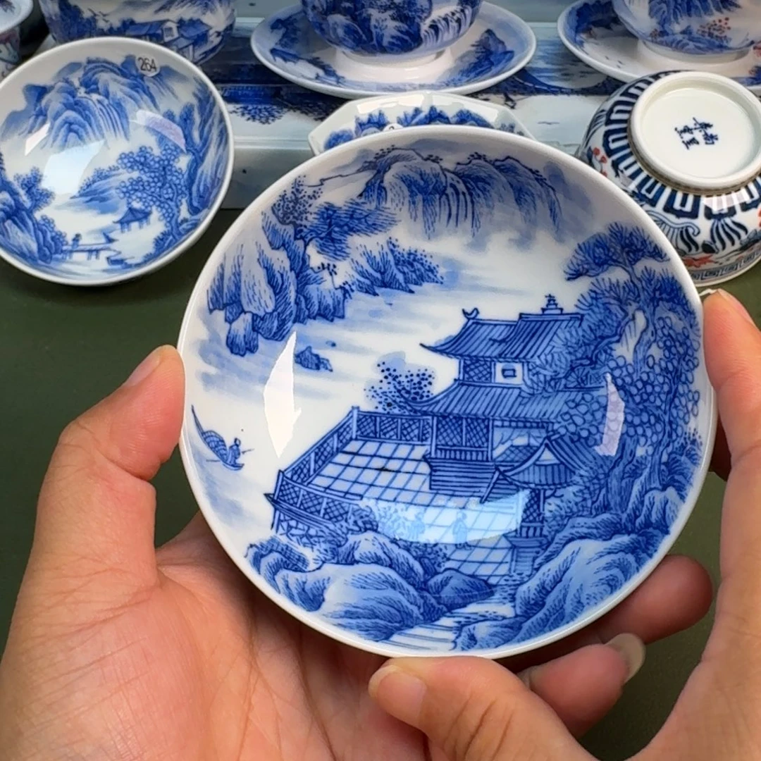 景德镇纯手绘茶具圆圆252