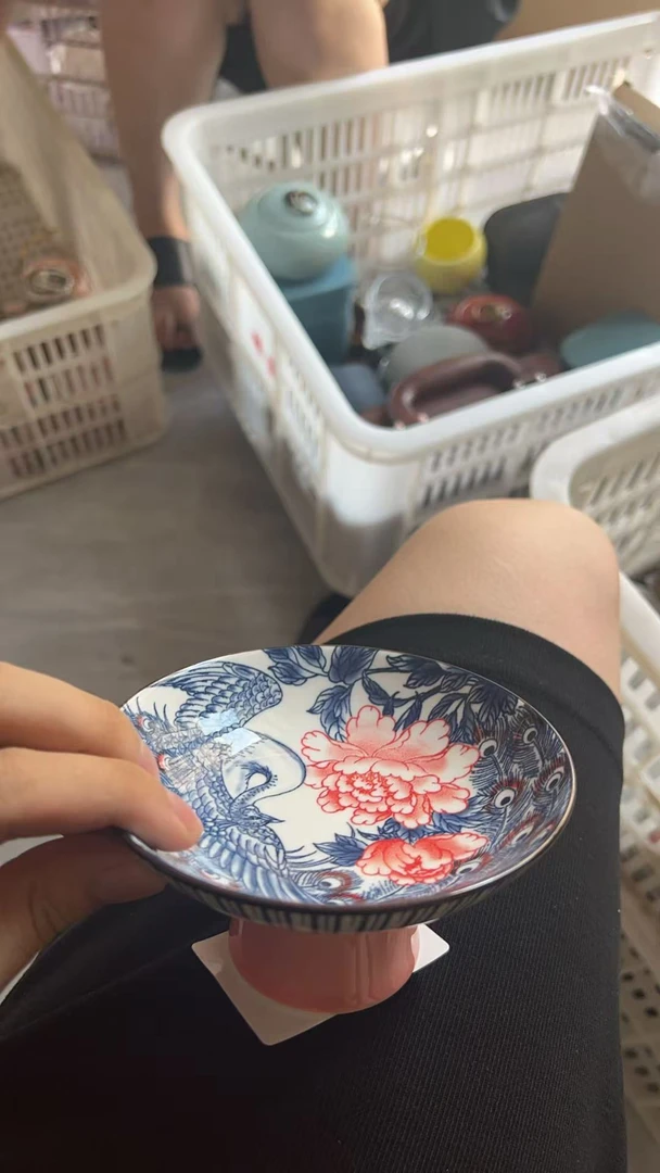 F0318孔雀造型果盘