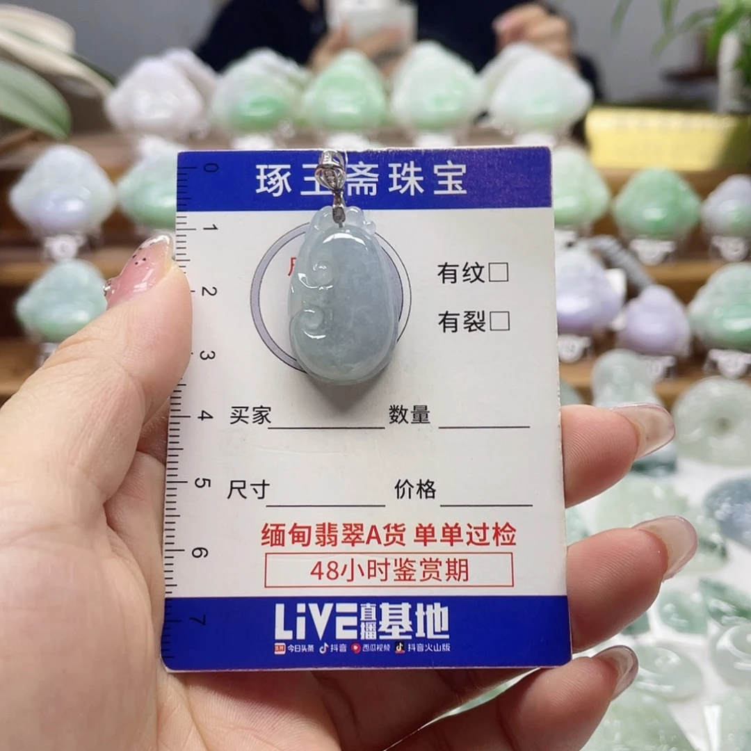 颈饰未镶嵌翡翠如意