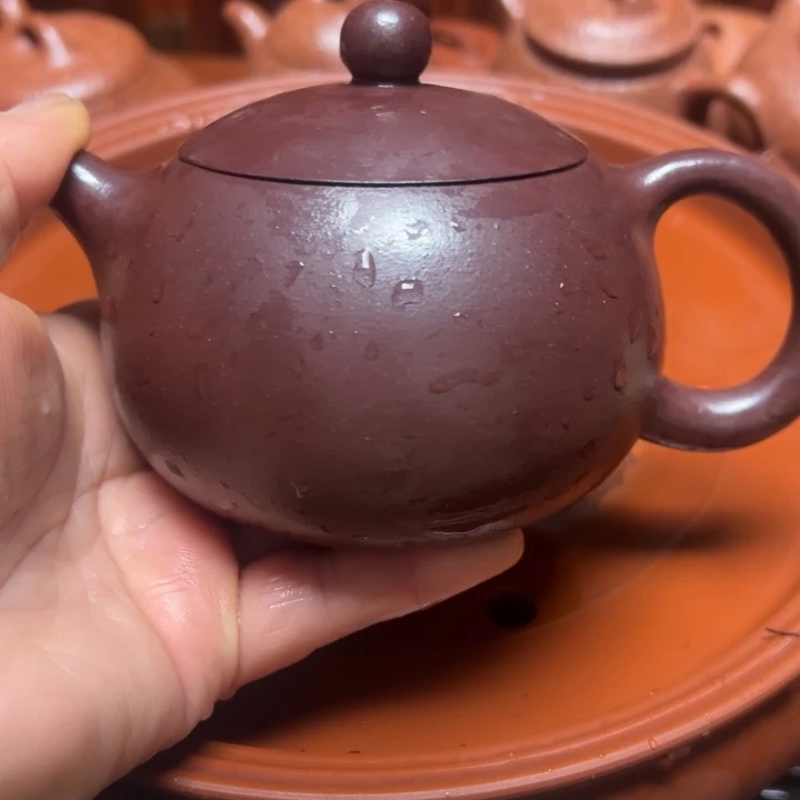 紫砂茶壶无**你宜兴原矿石红