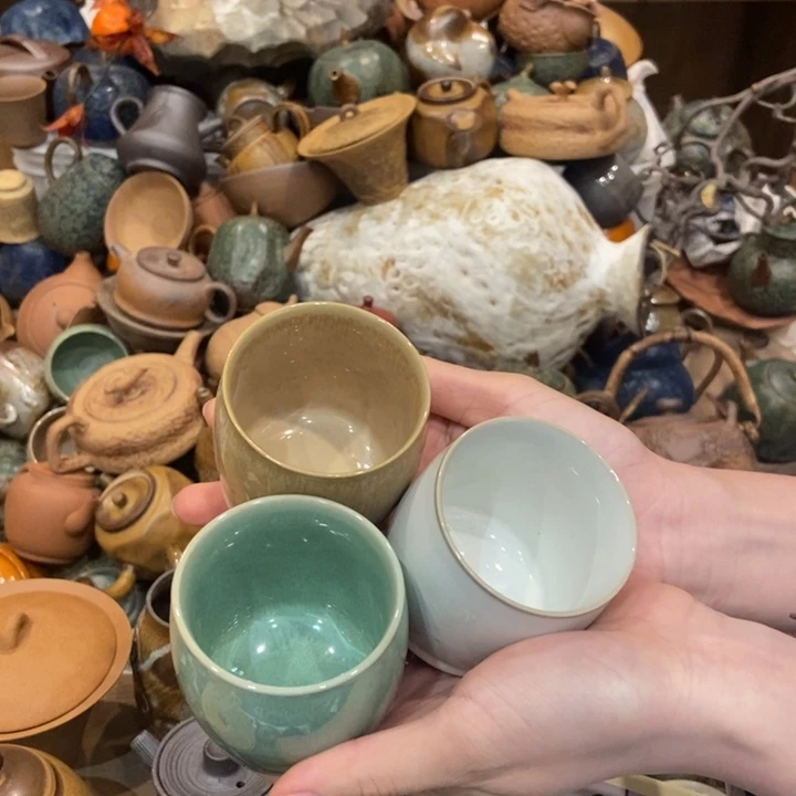 柴烧老岩泥高端茶器