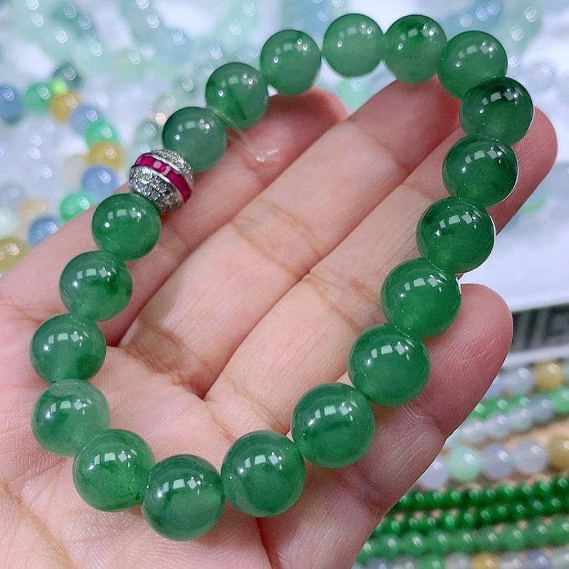 【闪购商品】未镶嵌手链翡翠卡9.8