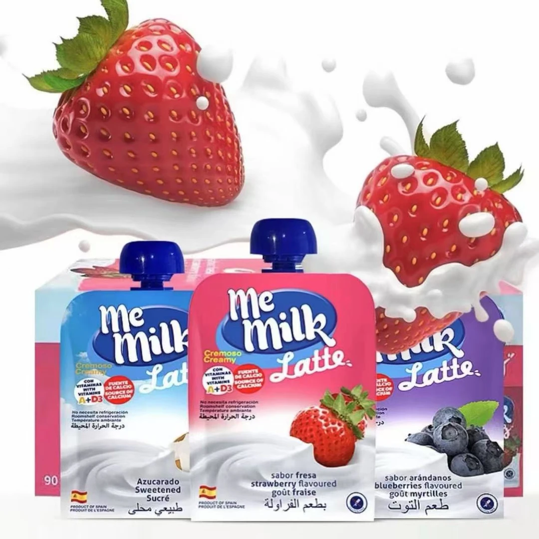 【26年2月】12包*85g西班牙美妙拉蒂原味/草莓/哈密瓜味酸酸乳