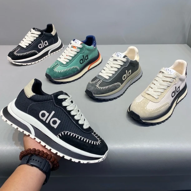 2025秋季新款低帮系带拼接增高老爹鞋防滑舒适休闲鞋百搭潮流男鞋