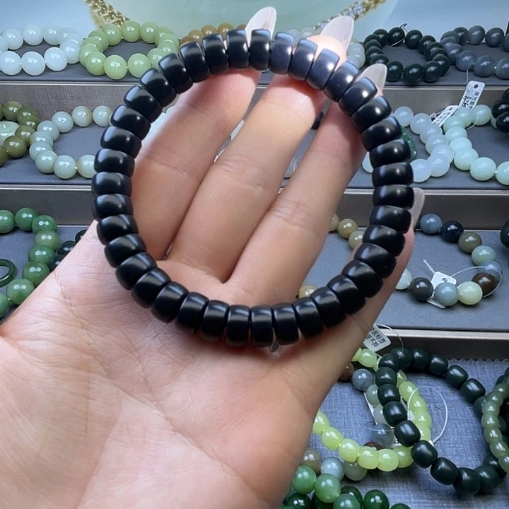 和田玉未镶嵌手链