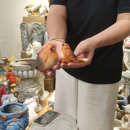 合成树脂树脂小鸟一对
