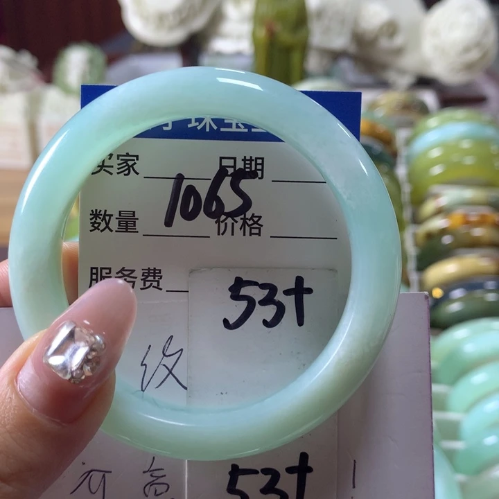 蛇纹石玉手镯未镶嵌1065