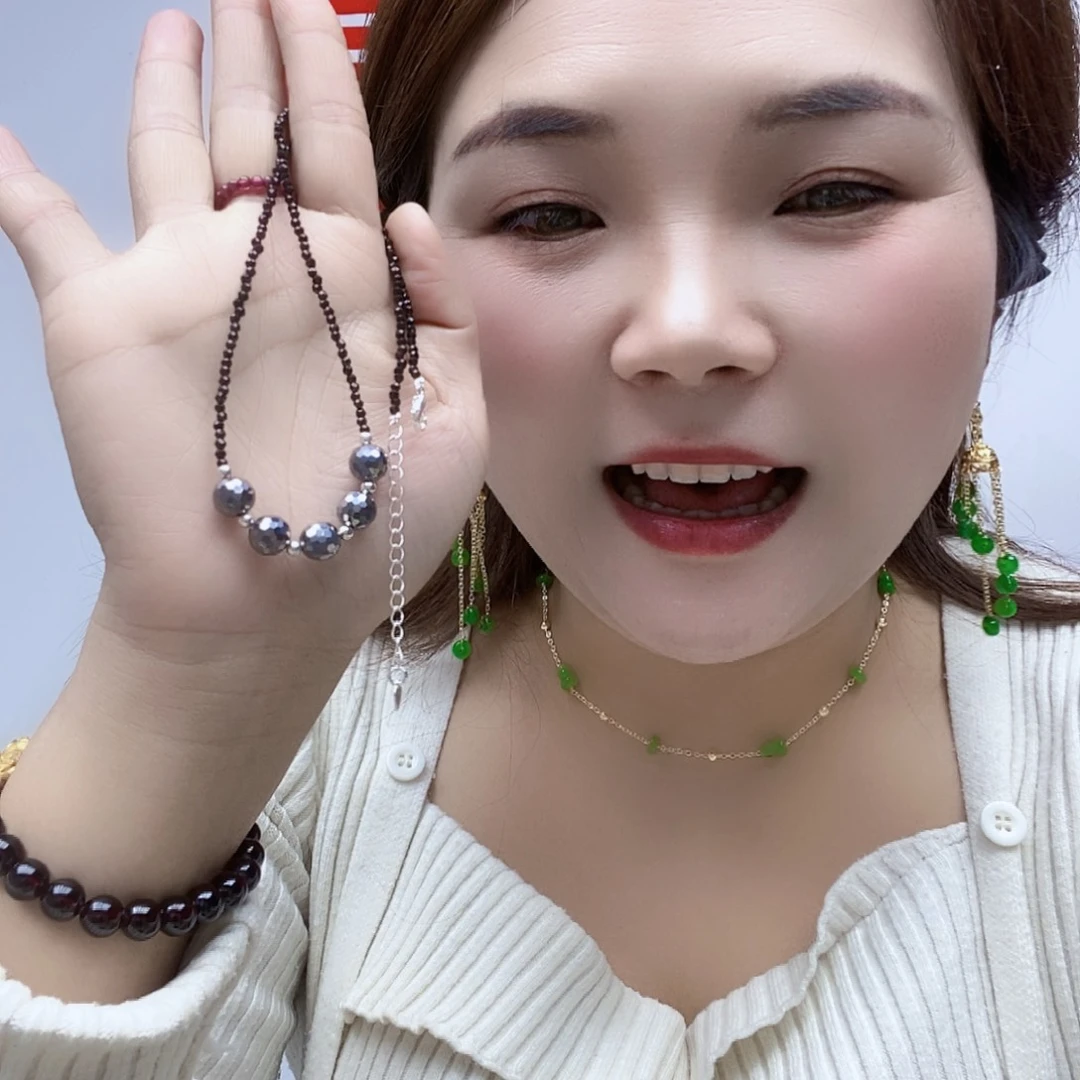 玛瑙/玉髓颈饰合金