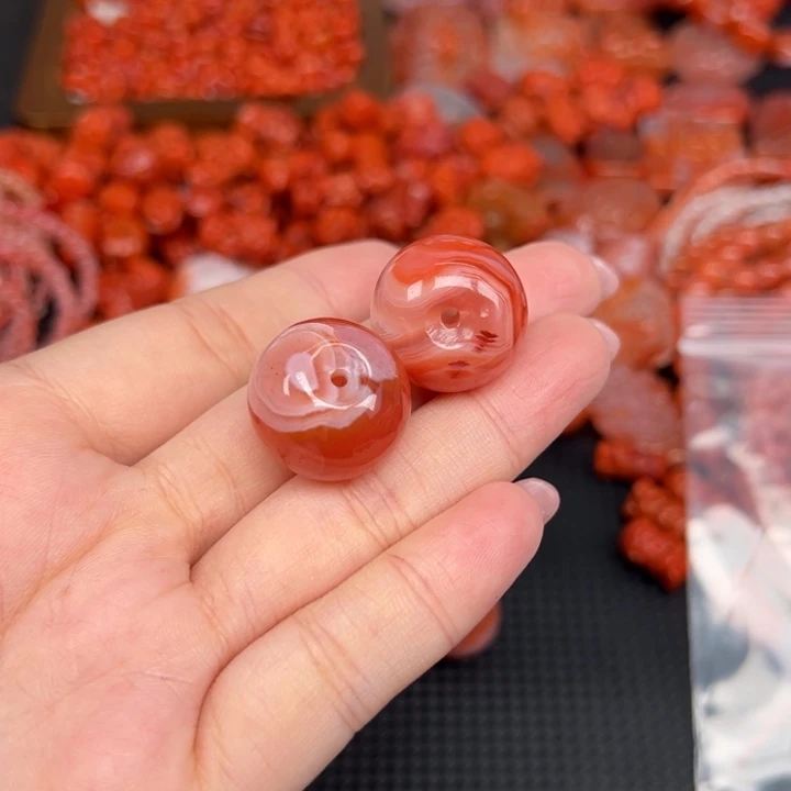 南红玛瑙未镶嵌吊坠(不含链)