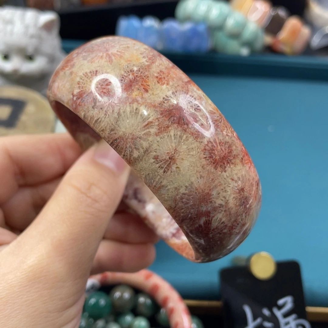 未镶嵌手镯硅化玉