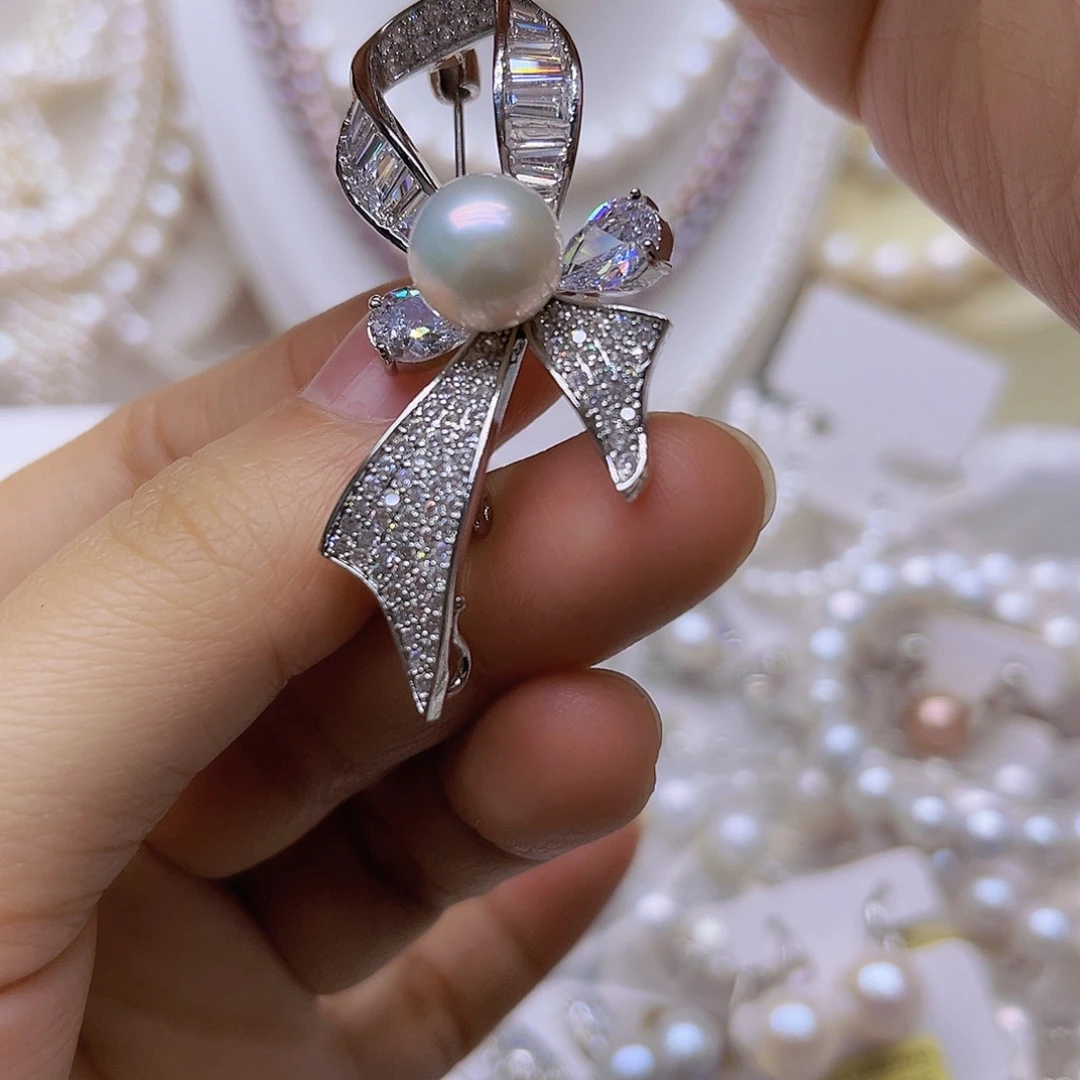 未镶嵌吊坠或者耳钉淡水珍珠