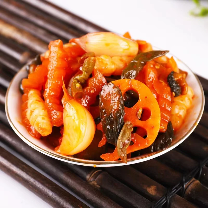 狼小美八宝酱菜 下饭小咸菜248g*4罐【粉丝福利】