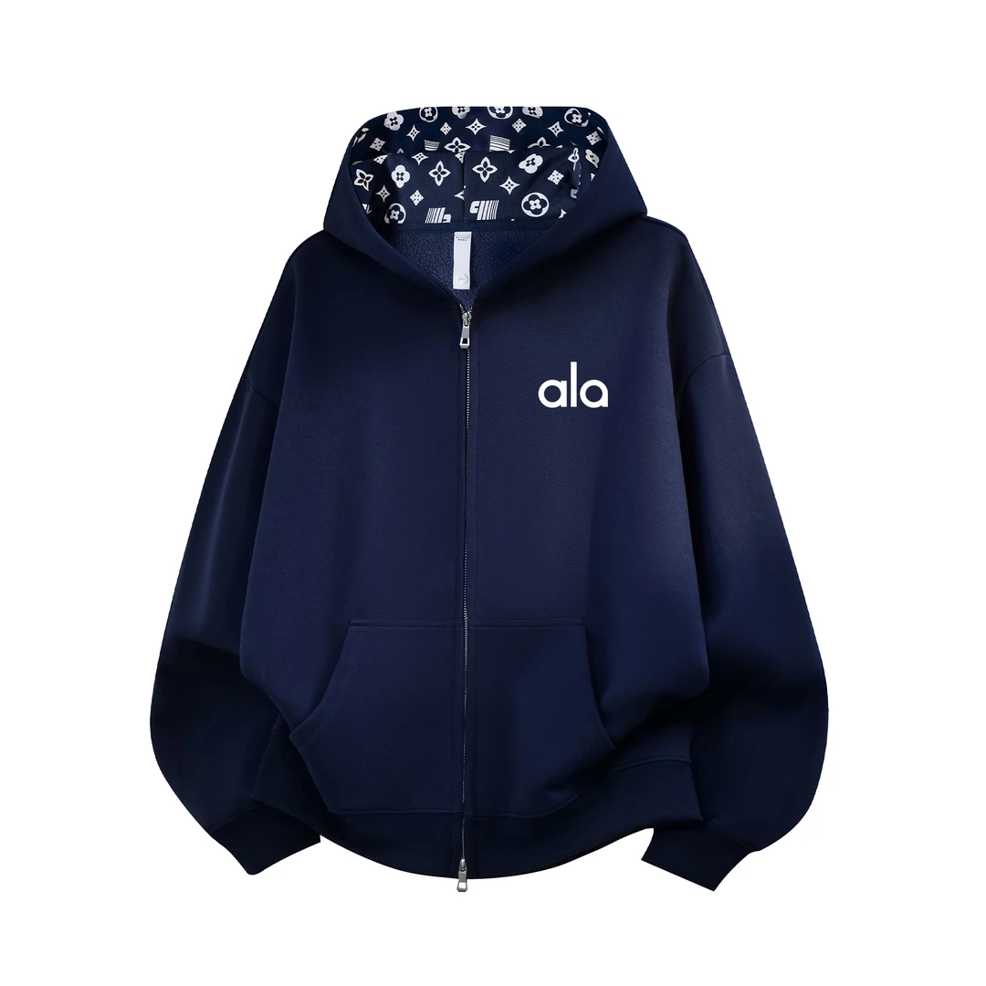 RSRDDY官方品质美式休闲冬季时尚潮流轻奢高端连帽加绒卫衣外套