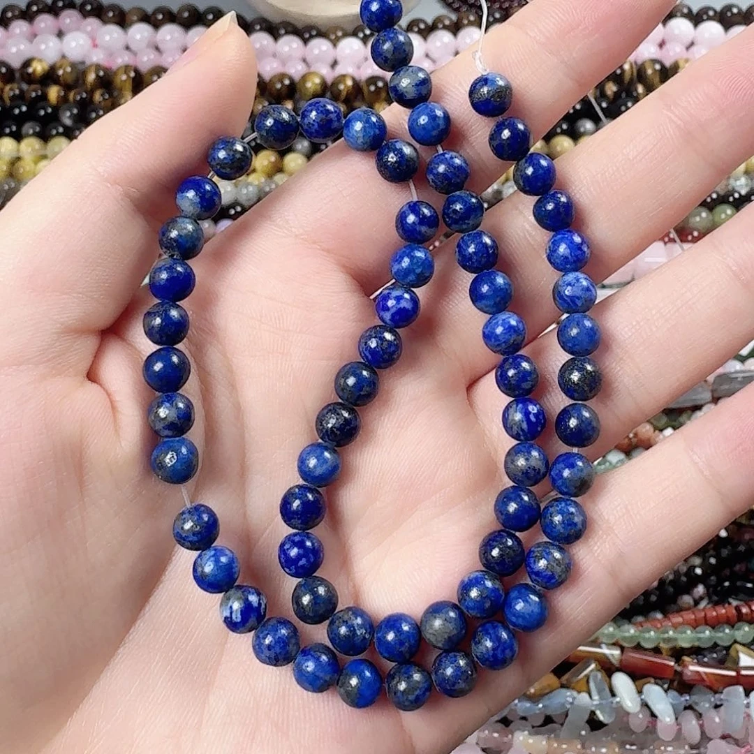 玛瑙/玉髓未镶嵌珠宝半成品卡六青金石一条