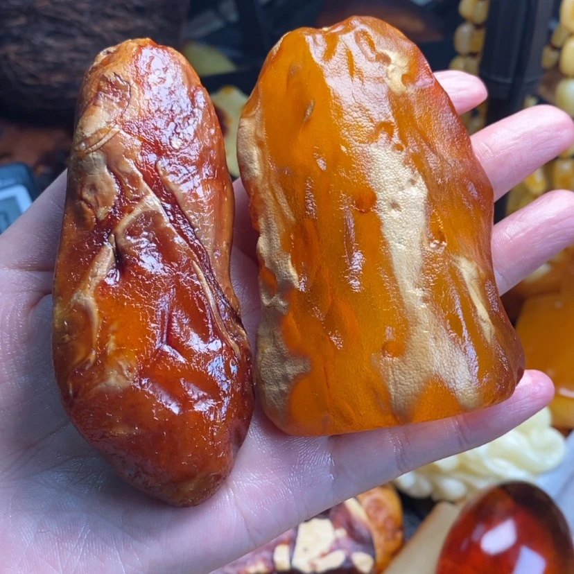 【闪购商品】定制琥珀天**旅裸石，。