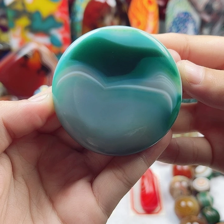 玛瑙/玉髓耳饰未镶嵌