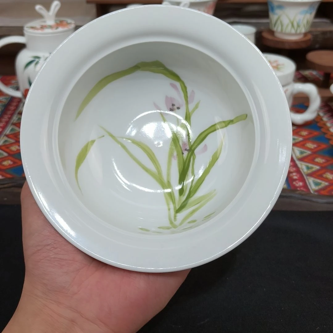 瓷片景德镇手工手绘高温瓷器