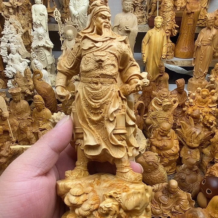 张***爷柏木（崖柏）微瑕关公