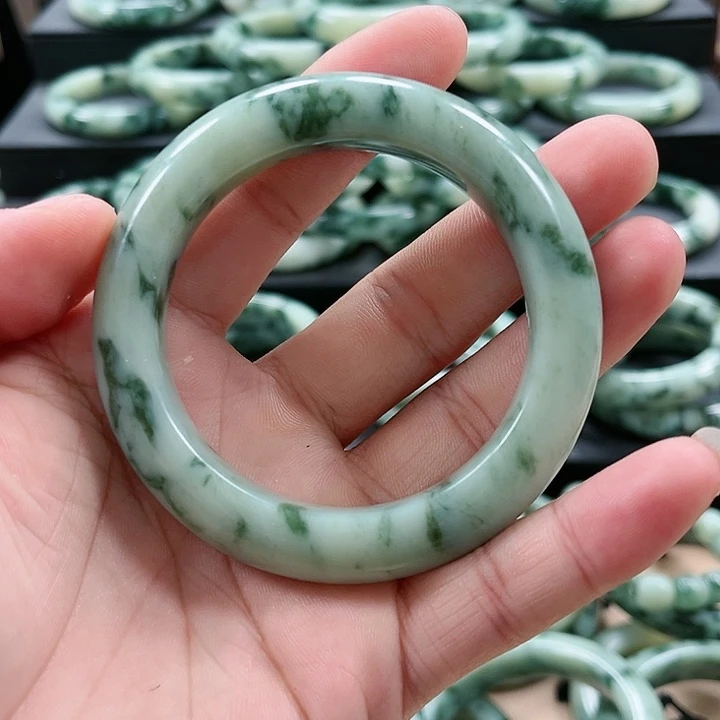 【闪购商品】透闪石-蛇纹石玉手镯未镶嵌